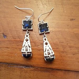 Kendra Scott Leslie black onyx earrings